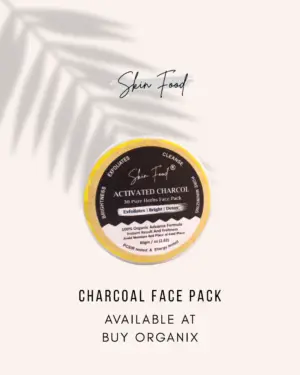 charcoal face pack
